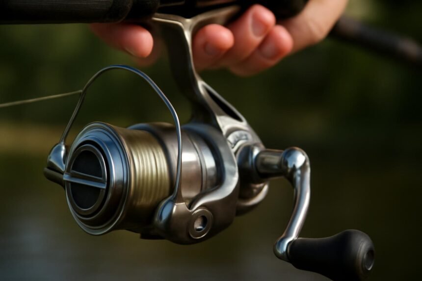 Horgászorsó részlete, amely segíti a dobást és fárasztást.