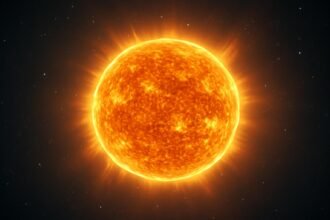 A Nap csillagunk lenyűgöző képe, amely energiát termel.