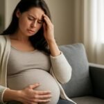 Várandós nő stressz és feszültség kezelés közben