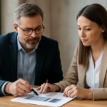 Két szakértő közösen dolgozik turizmussal kapcsolatos elemzéseken.