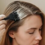 Női hajfestés ammónia használatával