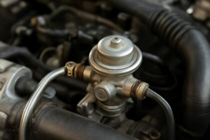 Üzemanyag nyomásszabályozó szelep motorban.