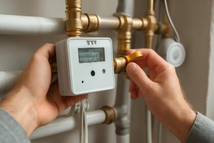 ISTA hőmennyiségmérő telepítése fűtési rendszerben.