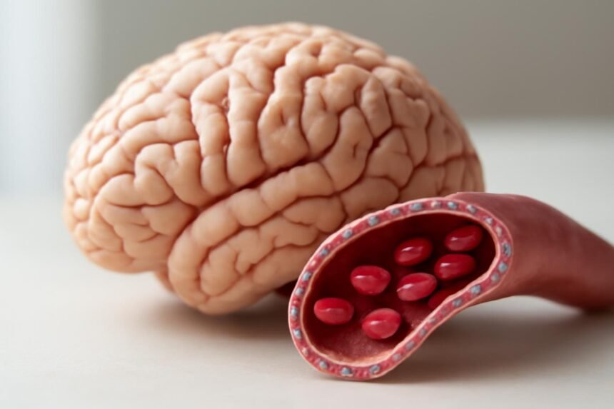 Az agy és a vér-agy gát ábrázolása, a megfelelő védelem érdekében.