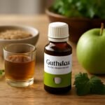 Guttalax cseppek és természetes összetevők székrekedés ellen.