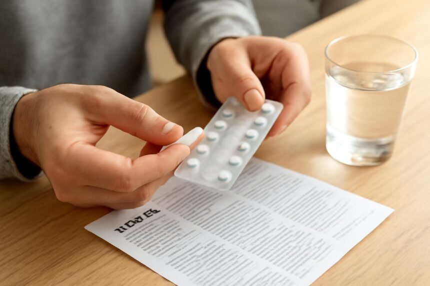 Bélfertőzés kezelésére szolgáló gyógyszer szedése vízzel