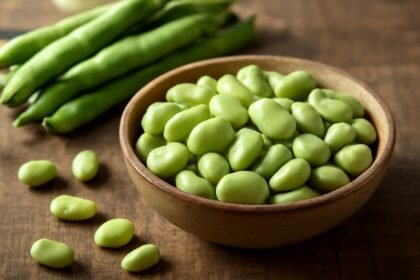 Lóbab képe a tápanyagokkal teli, egészséges táplálkozás kontextusában, felhasználási tippekre utalva