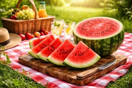 Görögdinnye a napsütéses nyári piknikeken, hűsítő és egészséges nassolnivaló a nyárban